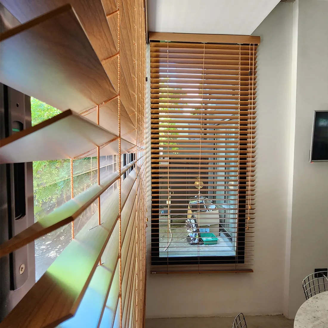 Cortinas de madera: foto 3 de 3