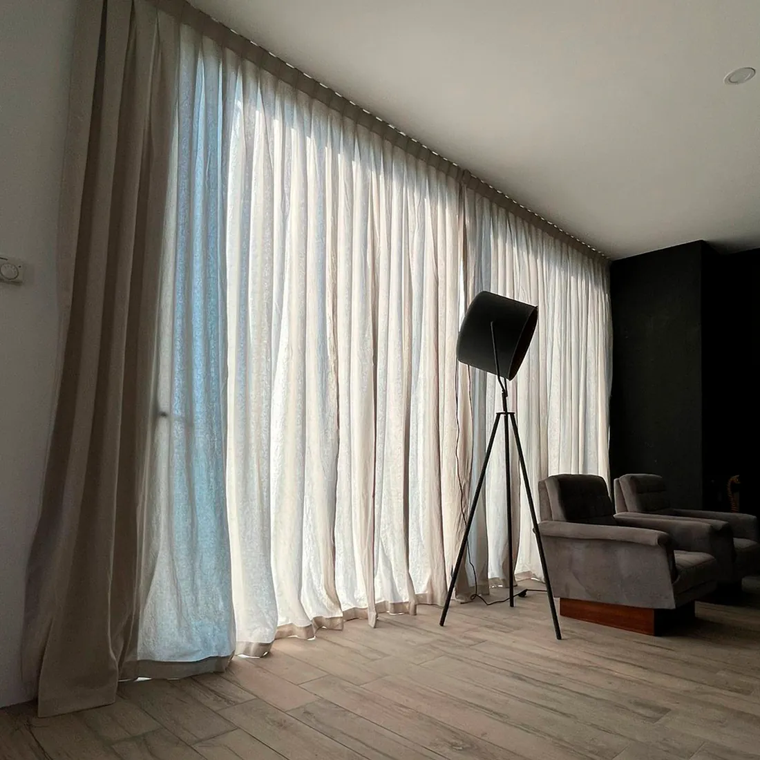 Cortinas de tusor: foto 3 de 4