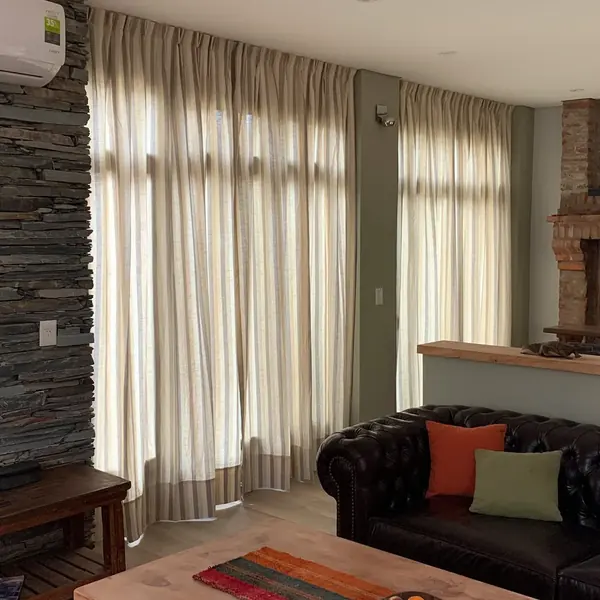 Cortinas de tusor, otra vista